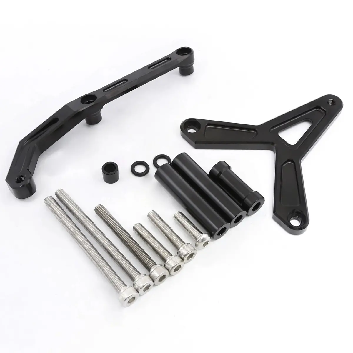 For Yamaha Tracer 900 Gt 2021 2022 2023 Cnc Aluminum Carbon Motorcycle Steering Damper Stabilizer Bracket Mounting Support Kit 6