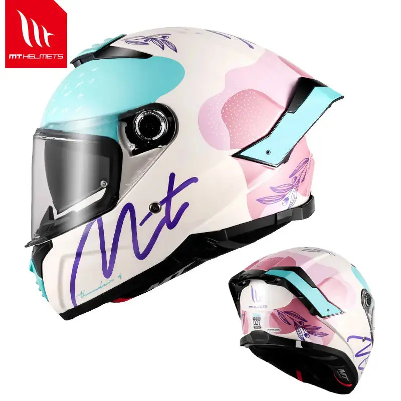 Mt Thunder Sv 4 Ece 22.06 Dot Approved Full Face Helmets Motorcycle Double Lens Shield Scooter Helmen Men Capacete De Moto 8