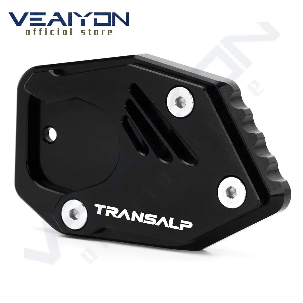 For Honda Xlv 600 650 700 Transalp Xl600v Xl650v Xl700v Cnc Side Stand Foot Kickstand Enlarge Extension Support Plate Pad 6