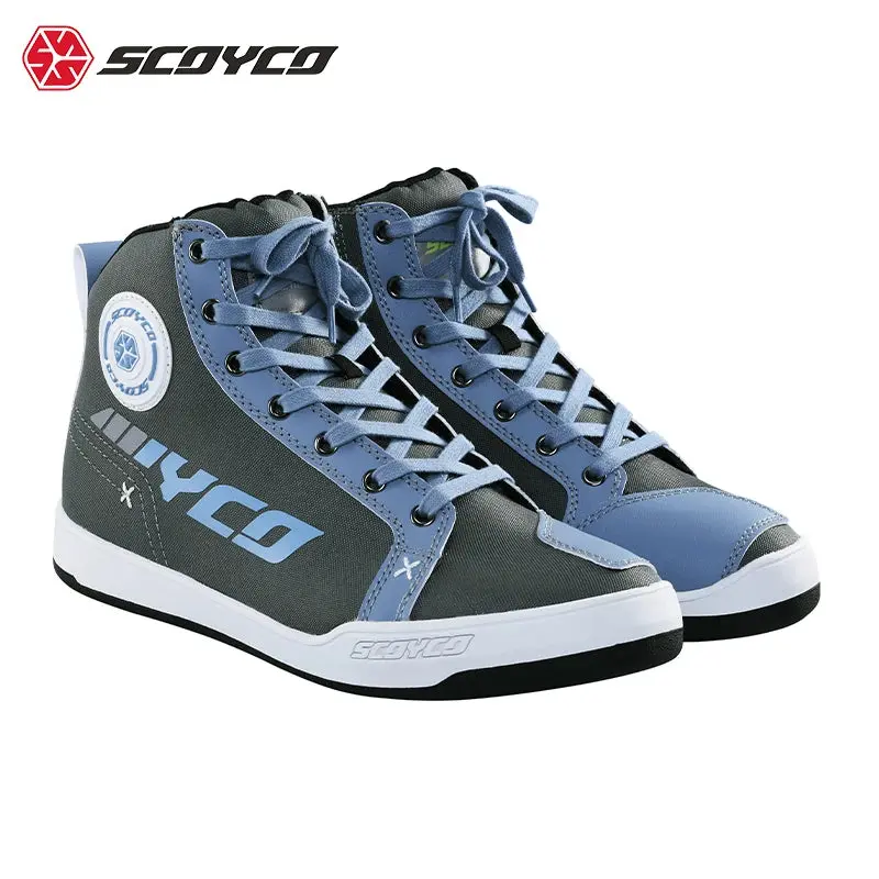 Motorcycle Riding Shoes Casual Commuter Boots Protective Fall Resistant Wear Boots Four Seasons Men's Riding Shoes 9