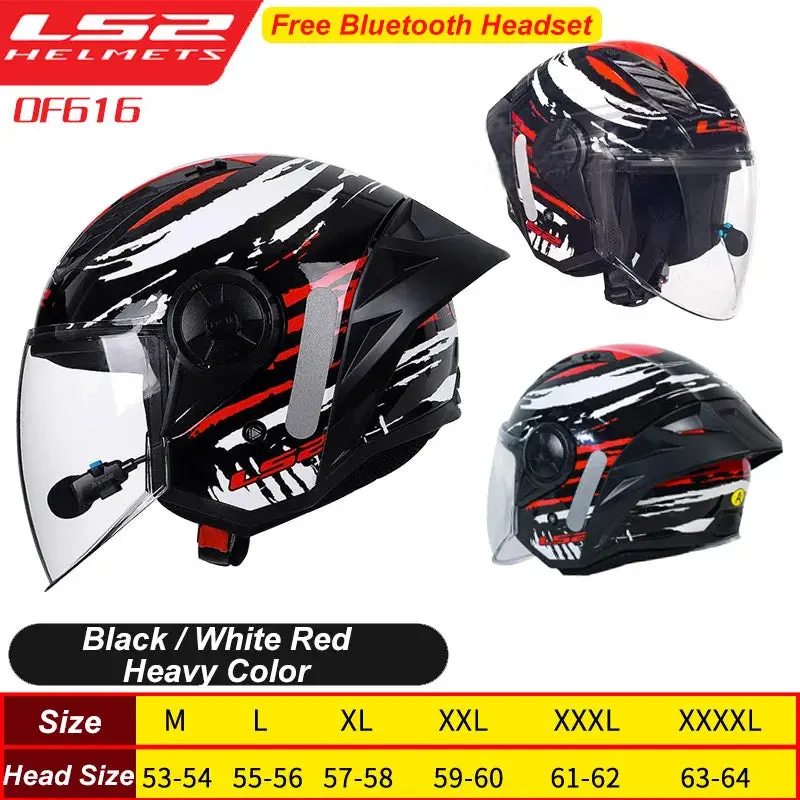 LS2 OF616 Airflow Open-Face Helmet – Ventilated 3/4 Design with Aerodynamic Tail Wing for Scooters and Motorcycles - Image 11