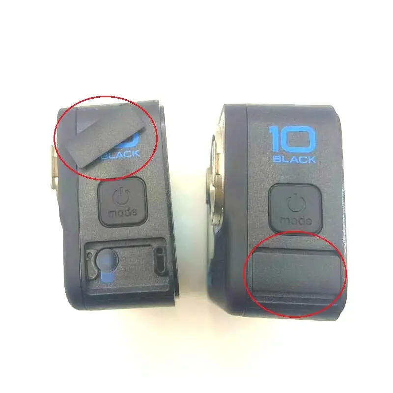 Gopro Hero 9 10 11 12 Microphone Cover Original Accessories Protect Case Slot Repelling Water Dust Guard Side Door Protect Frame 1