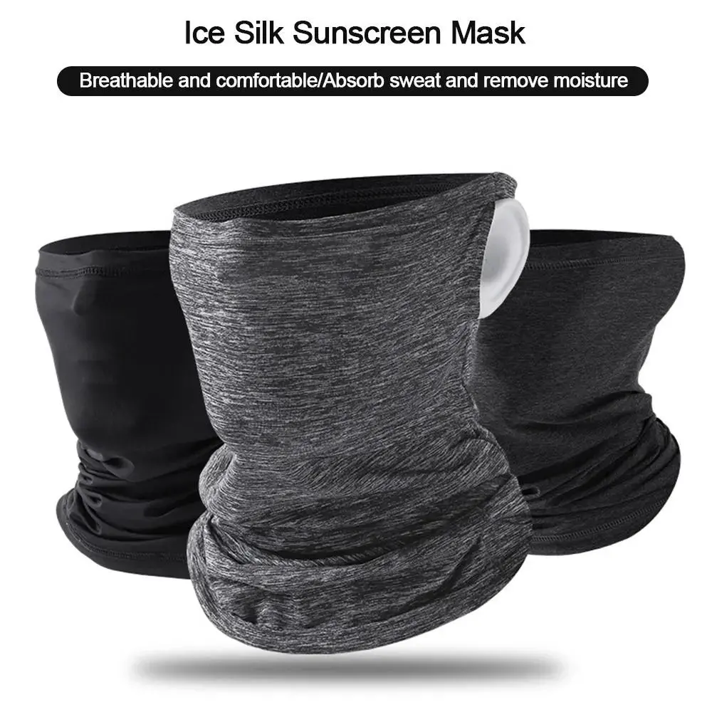 1Pc Ourdoor Cycling Hiking Camping Hunting Running Ice Silk Neck Tube Scarf Bandana Bike Anti-Uv Face Bandana Magic Scarf Women 1