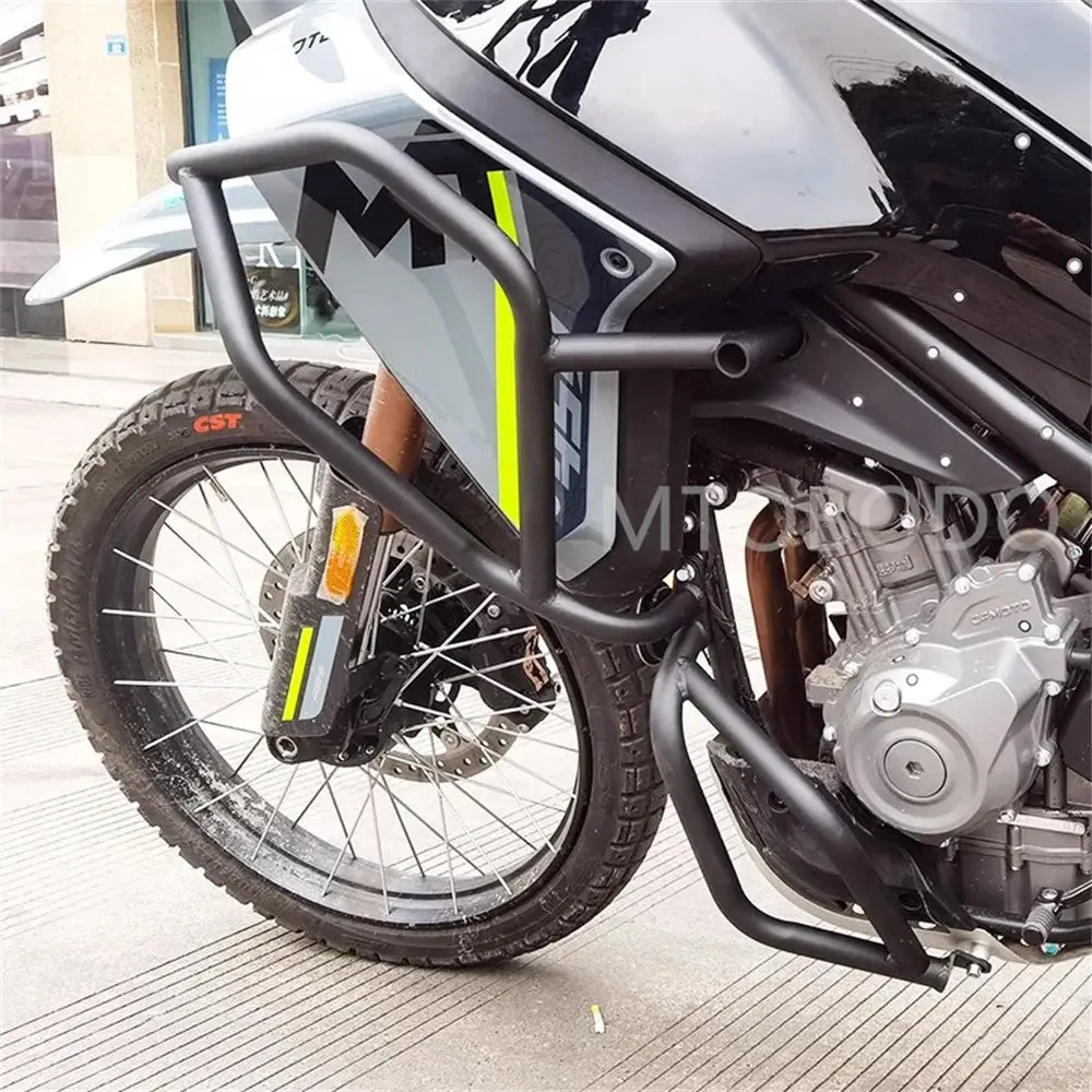 For Cfmoto 450Mt Motorcycle Accessories Engine Hood Bumper Collision Bar Modification Upper And Lower Full Bumper 450 Mt Mt450 2
