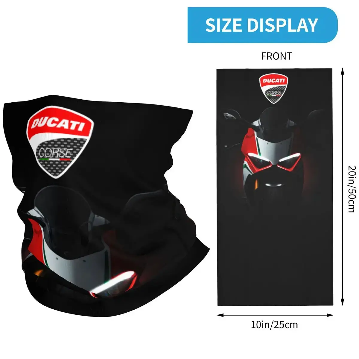 Ducatis Performance Balaclava Accessories Neck Cover Riding Motorcycle Bandana Mask Scarf For Men Women All Season 18