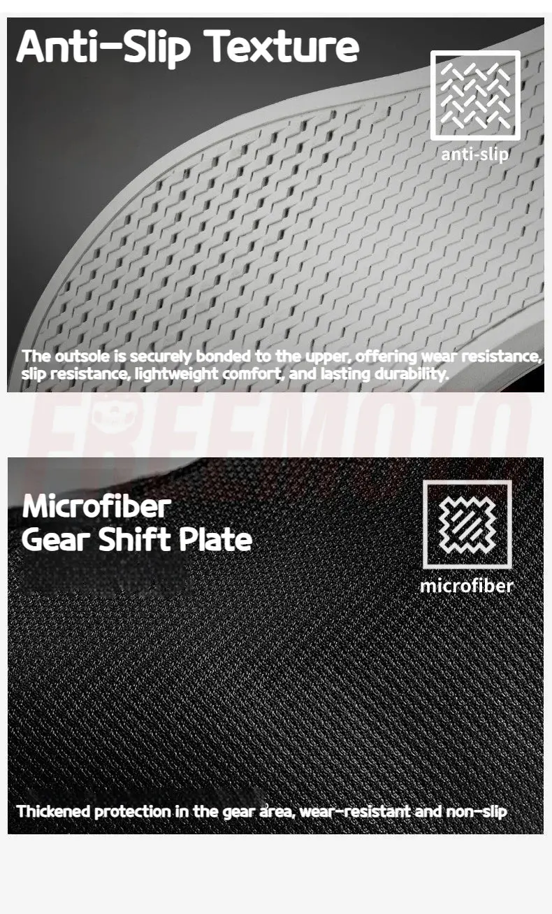 Motowolf Motorcycle Boots Summer Breathable Leather Ventilated Riding Shoes Retro Anti-Slip Off-Road Biker Shoes For Men Women 10
