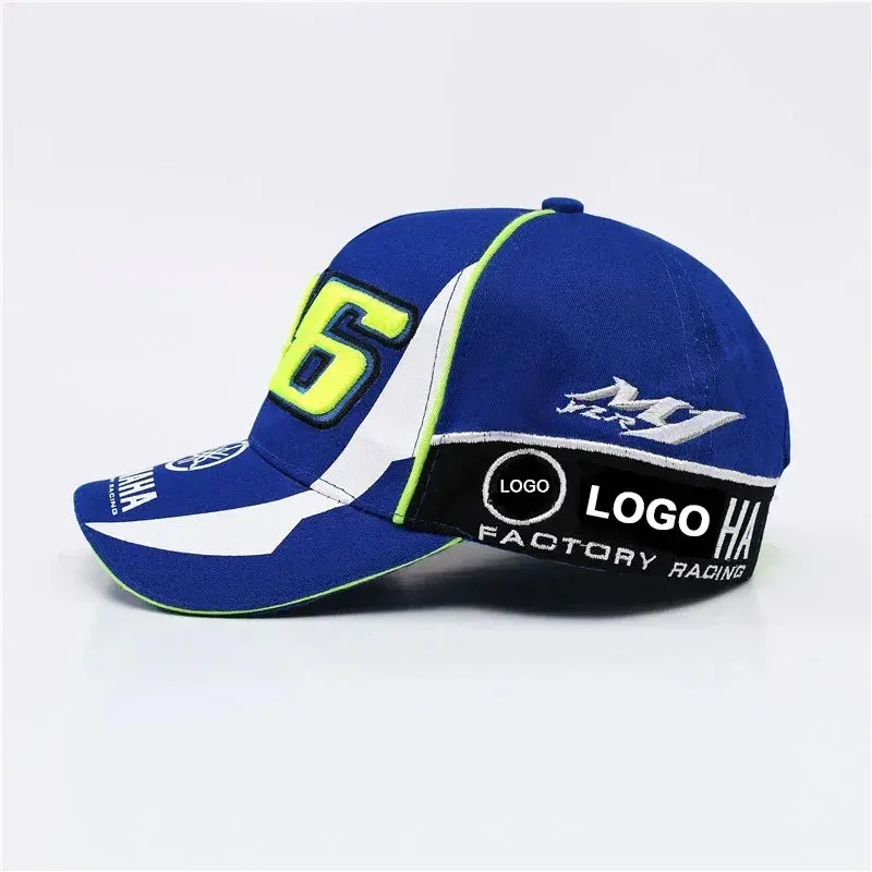 Outdoor Cross-Country Rally Motorcycle Racing Car Team Moto Hat Baseball Cap Snapback For Yamaha Badge Unisex Business Gift 1