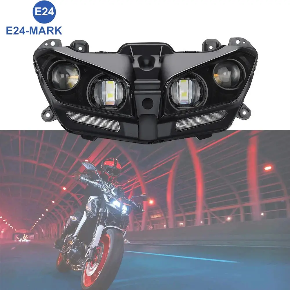 Motorcycle Led Headlight Mt09 Mt-09 Mt 09 Fz09 Fz-09 Led Lamp Drl Plug And Play For Yamaha Mt09 Fz09 2017 2018 2019 2020 2021 1