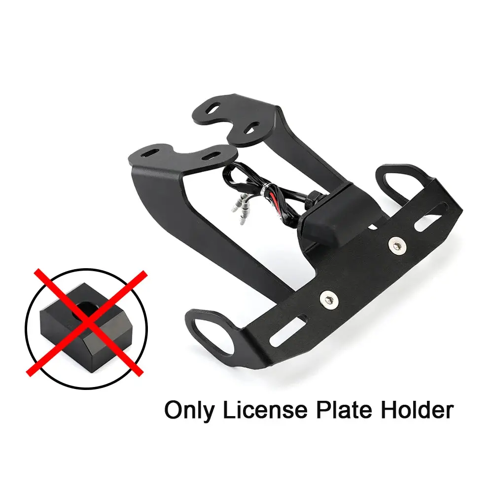 For Yamaha Mt-09/Sp Fz-09 2017-2020 Motorcycle License Plate Holder Led Light Tail Tidy Fender Eliminator Mt09 2018 Fz09 Mt 09 1