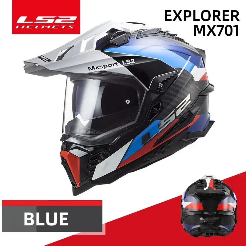 Original Ls2 Mx701 Explorer Off-Road Motorcycle Helmet Ls2 Mx701 Motocross Helmets Capacete Casco Moto Casque 1