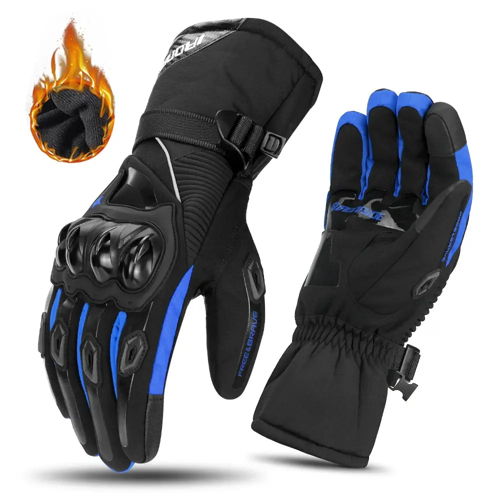 Men's Winter Motorcycle Gloves – Windproof, Waterproof & Touchscreen-Compatible Riding Gear for Motorbike and Motocross - Image 16