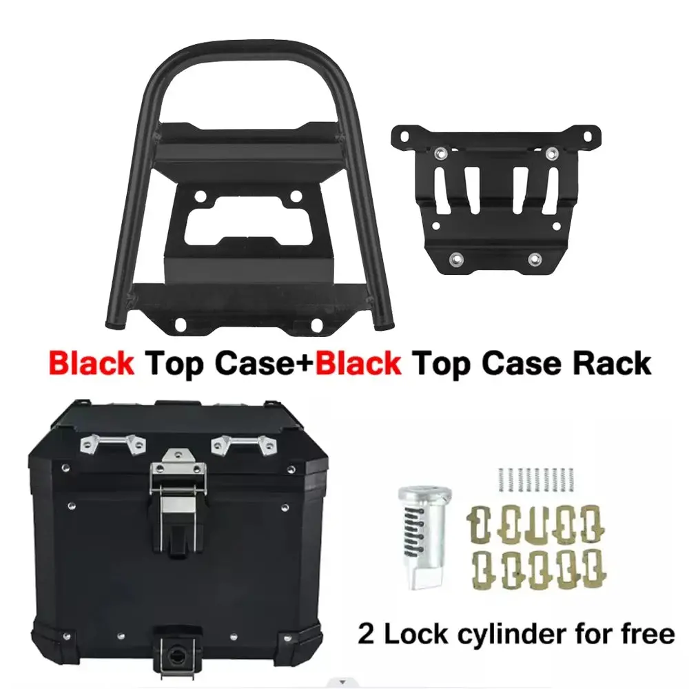 Motorcycle Aluminum Box Pannier Saddlebag Top Case Luggage Rack For Honda Xl750 Transalp Xl 750 2023 2024 Tail Side Box Bracket 2