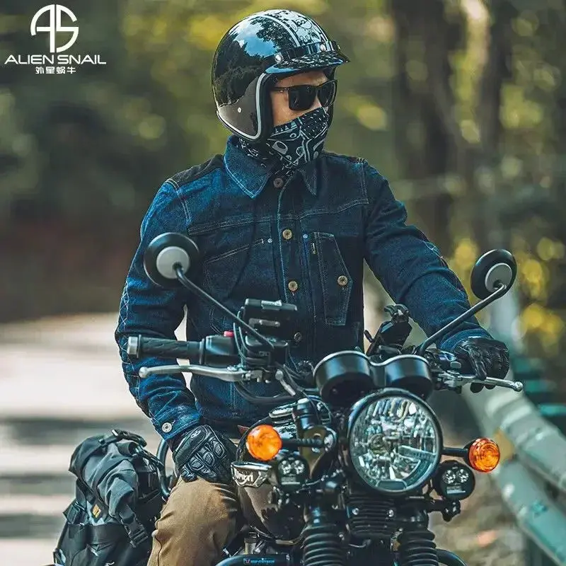 Retro Motorcycle Jeans Jackets Mens Motocross Motorcycle Armor Ce Protective Gear Bicycle Skateboard Motobike Clothes 1