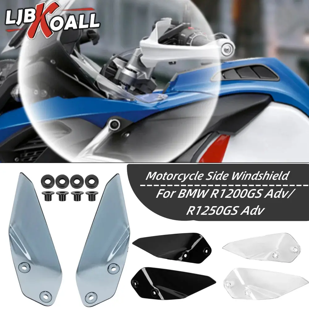 Windshield Windscreen Side Wind Deflector Panel For Bmw R1200gs Lc R 1200 Gs Adv K50 K51 2014-2020 R1250gs Adventure 2019-2022 1