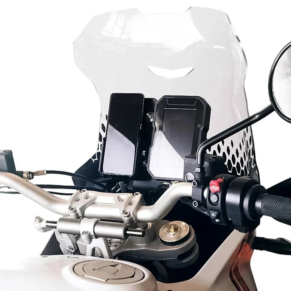 Desertx Accessories For Ducati Desert X 2022-2023 Mobile Phone Bracket Headlight Lampshade Side Deflector Seat Cover Is Suitable 6