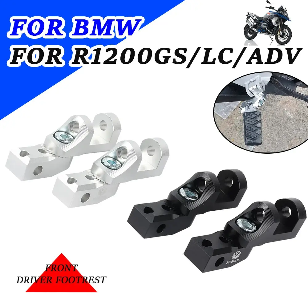Motorcycle Accessories Driver Footrest Relocation Rider Foot Pegs Footpeg Lowering Kit For Bmw R1200gs Lc Adventure R1200 Gs Adv 1