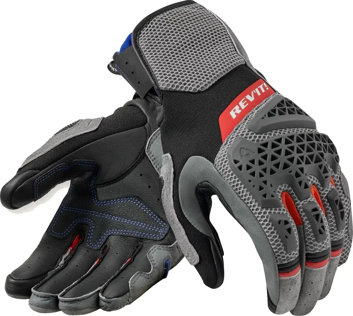 2026 Revit Sand 5 Gloves Genuine Leather Mesh Textile Touch Screen Motorcycle Racing Motor Riding All Size M-Xxl 1