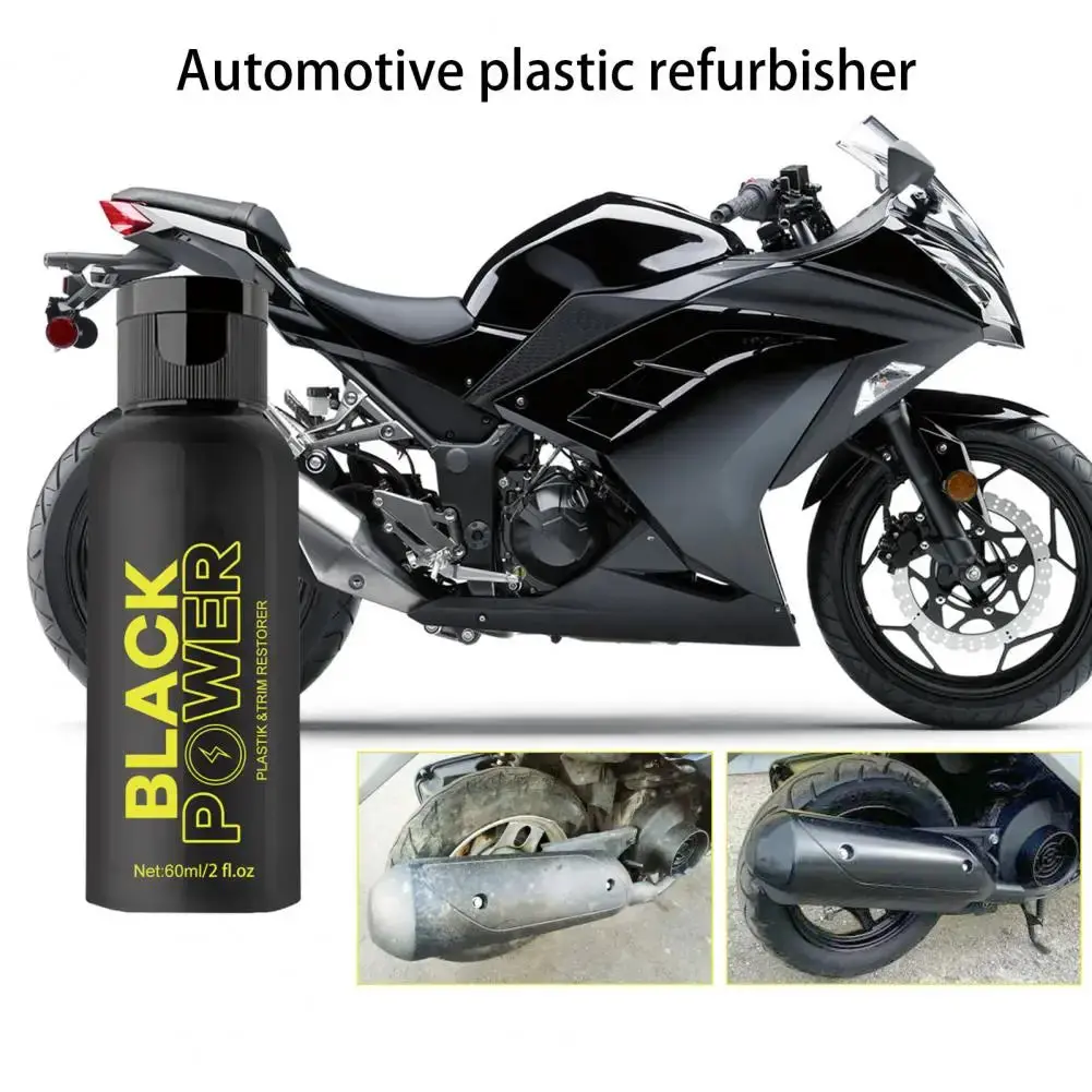 60Ml Plastic Renovator Useful Safe Refurbishing Agent Refurbish Plastic Cleaner Renovator Motorcycle Supplies 1