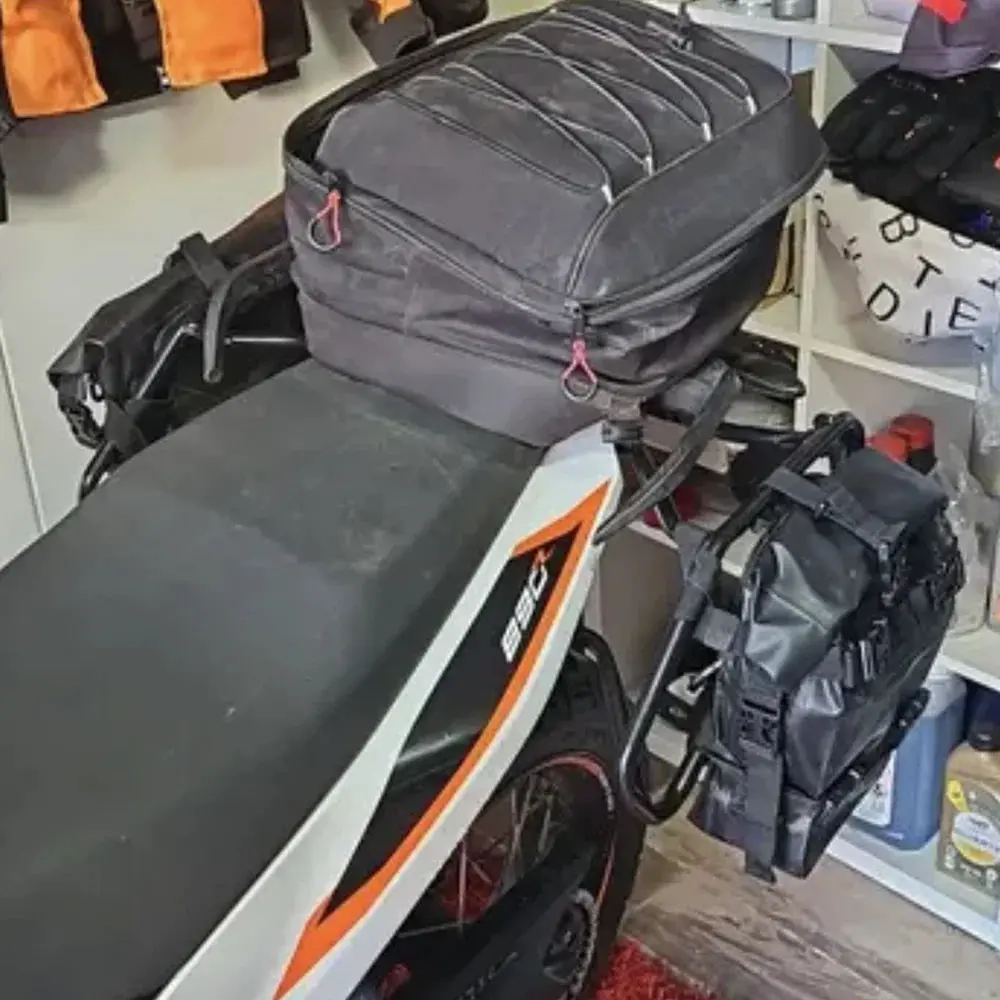 New Fit Motorcycle Side Bag Support Bar Saddle Bag Mounting Bracket For Ktm 790 Adventure R S Adv R 890 Adventure R S 2019-2023 2