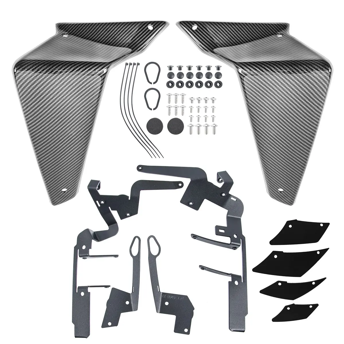 For Yamaha Mt-09 Mt 09 2021 2022 2023 Mt09 Side Downforce Naked Spoilers Fixed Winglet Fairing Wings Motorcycle Accessories 6
