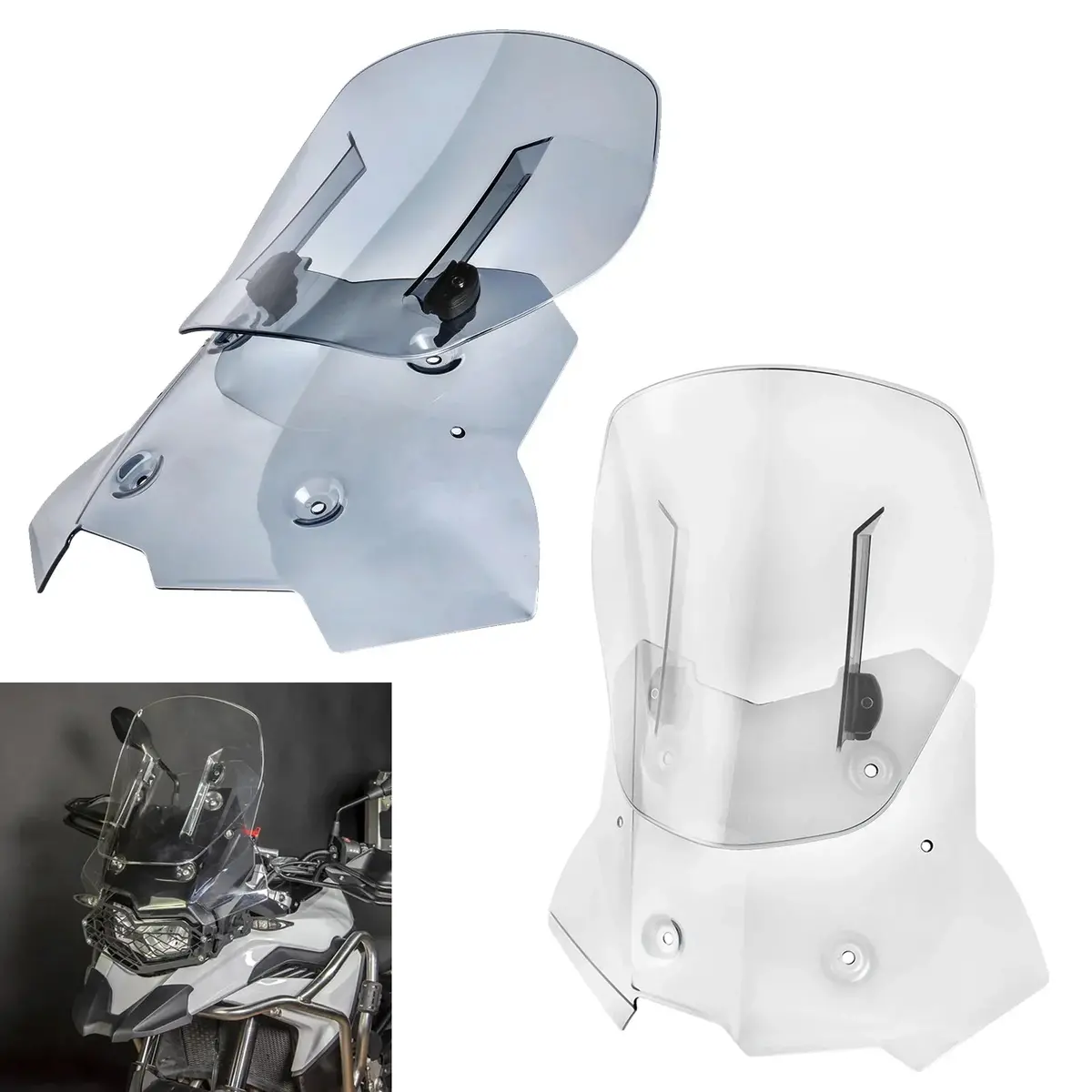 Waase Adjustable Windscreen Windshield Shield For Bmw F750gs F850gs F 750 850 Gs Adventure 2018 2019 2020 2021 2022 2023 2024 1