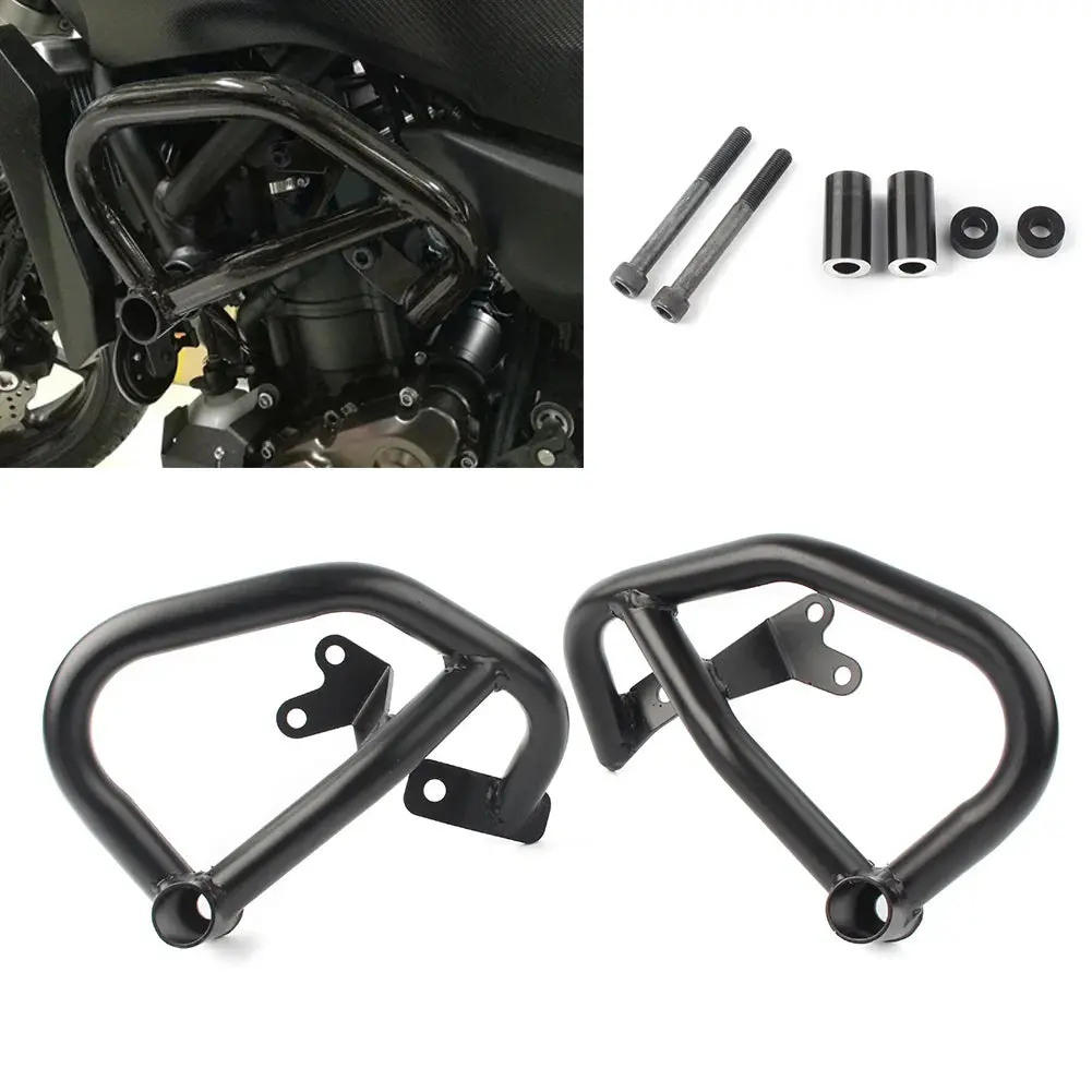 Motorcycle Engine Frame Guard Crash Bar Slider Protector For Yamaha Mt07 Mt-07 Xsr700 Fz07 Fz-07 2016-2023 2024 1