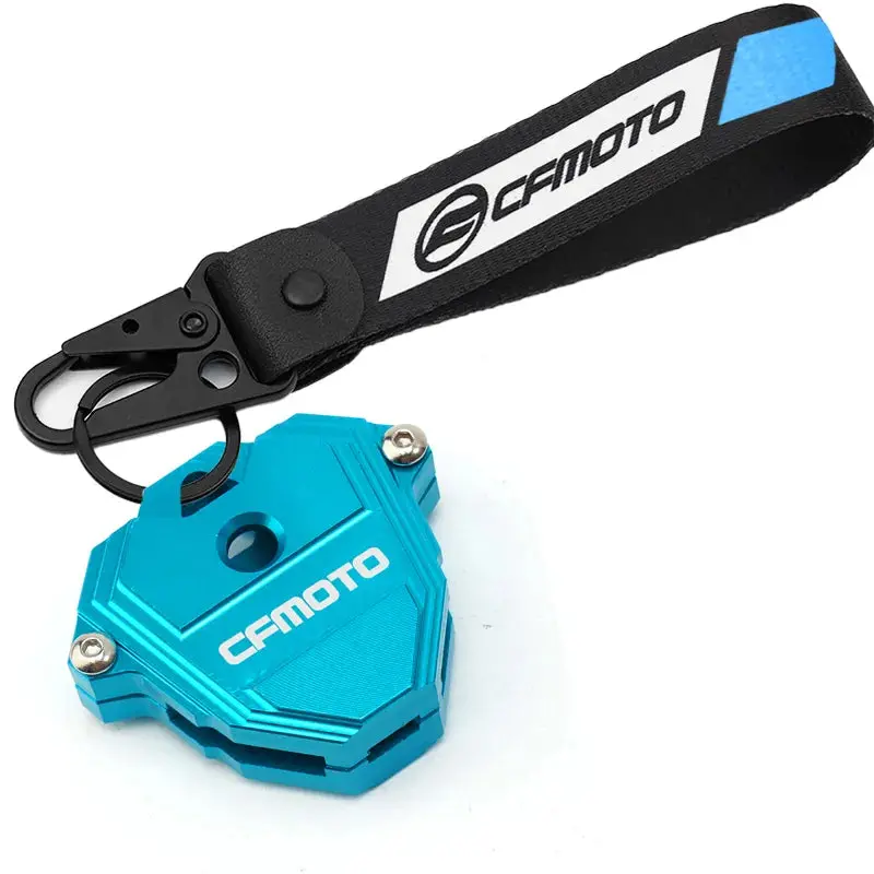For Cfmoto Mt800 250Sr 450Sr 700Cl-X 800Mt Mt 800 My22 Motorcycle Accessories Key Cover Case Shell Embroidery Badge Keyring 9