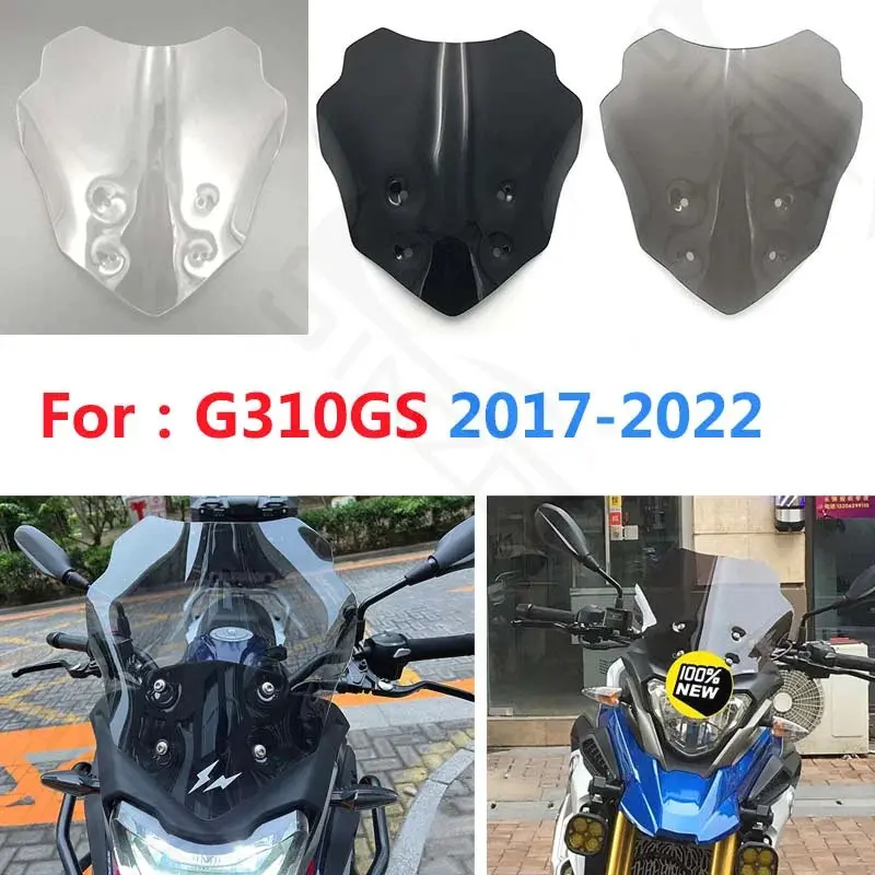 For Bmw G310gs G310 Gs G 310Gs 2017 2018 2019 2020 2021 2022 Windshield Windscreens Wind Deflectors Black 8