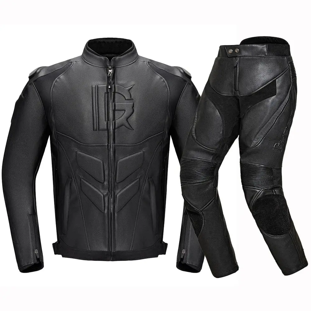 Leather Motorcycle Jacket Men's Chaqueta Moto Waterproof Moto Suit Motorbike Riding Jacket Motocross Jacket Motorcycle Clothing 1