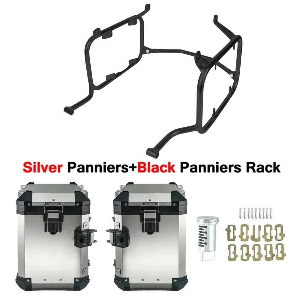 Motorcycle Aluminum Box Pannier Saddlebag Top Case Luggage Rack For Honda Xl750 Transalp Xl 750 2023 2024 Tail Side Box Bracket 12