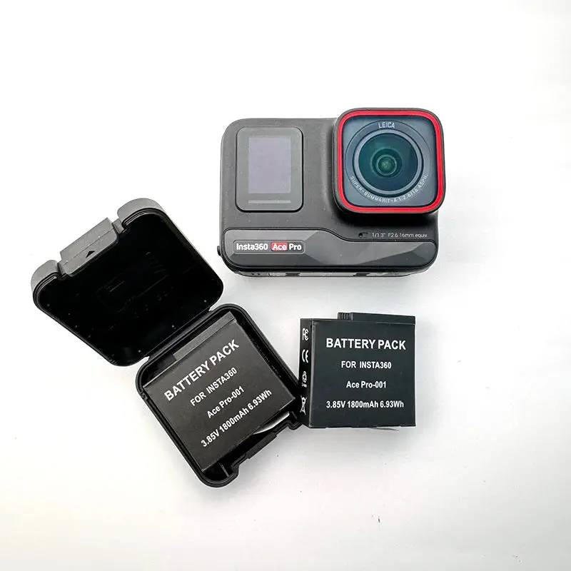 New Version Battery For Insta360 Ace Pro & Ace Optional Fast Charger Box With Tf Card Storage For Insta 360 Camera Accessories 3