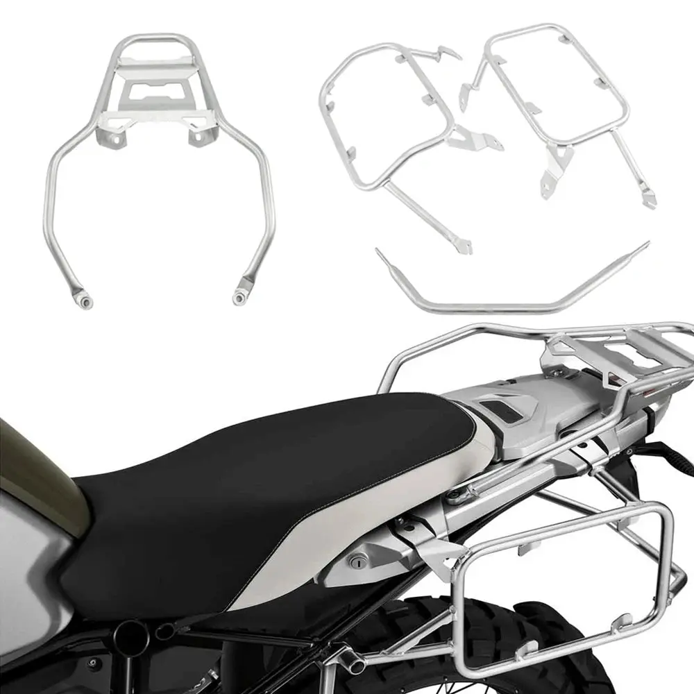 Stainless Steel Luggage Rack For Bmw R1250gs Adventure R1200gs Lc Adv 2013-2023 Motorcycle Tail Trunk Pannier Saddlebag Bracket 1