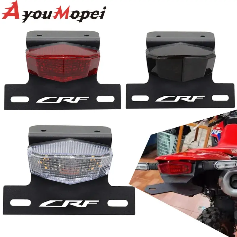Led Tail Light Turn Signal Fender Eliminator License Plate Frame Holder Kit For Honda Crf300l Crf 300L 300 L Rally 2021 + 1