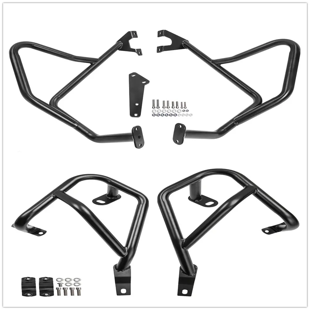 Motorcycle Lower Or Upper Crash Bars Engine Guards Frame Protector For Kawasaki Versys 650 2015 2016 2017 2018 2019 2020 2021 1