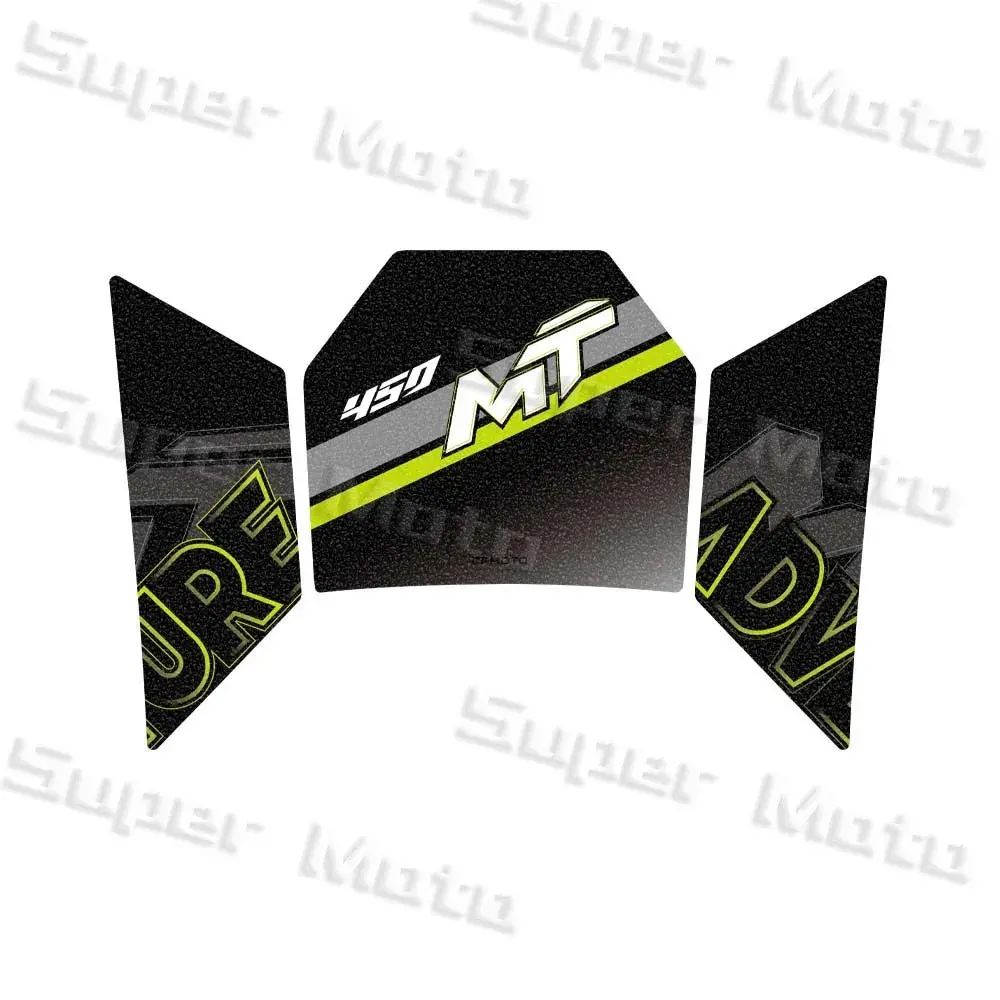 For Cfmoto 450Mt 450Mt 2024 Motorcycle Frosted Fuel Tank Kit Sticker Motocross Protector Knee Grip Pad 3M Decals Accessories 7