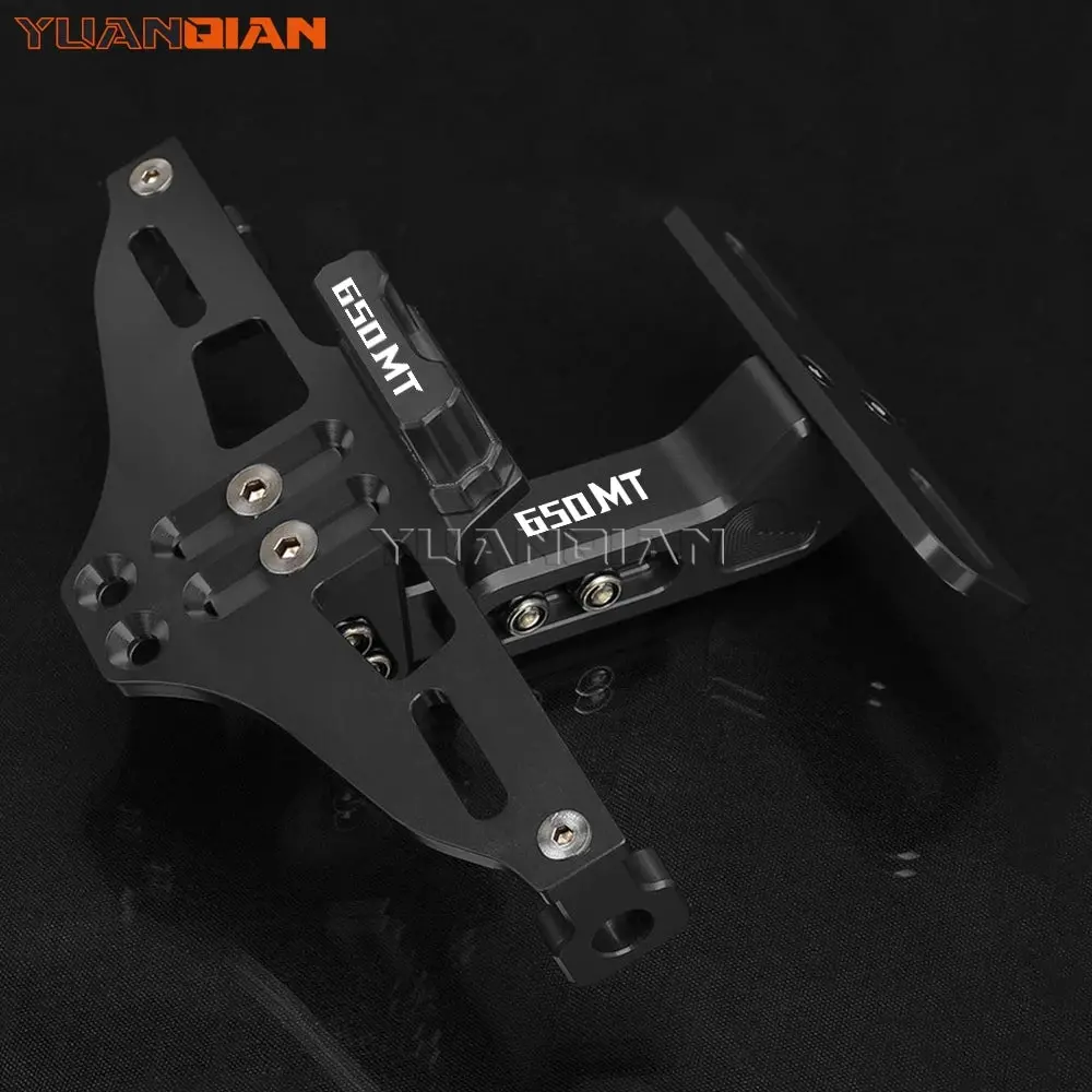 For Cfmoto Cf Moto 650Mt 650 Mt All Years 2024 2023 2022 2021 Motorcycle Rear License Plate Bracket Holder Led Turn Signal Light 1