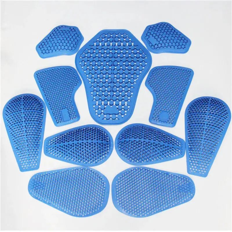 Riding Protect Gear Ce Insert Armor Knee Hip Protector Pads Motorcycle Pants Replacement Silica Gel (2 X Knee Pads+2 X Hip Pads) 1