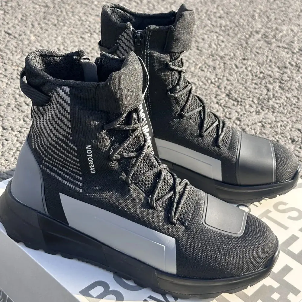 Motorcycle Boots For Bmw Motorrad Men's Motorbike Riding Shoes Ankle Type Sneaker Knitlite Unisex Protective Boots Four Seasons 1