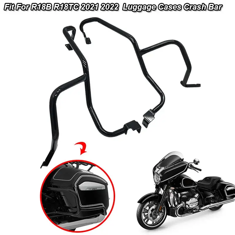 R 18 B Motorcycle Luggage Cases Saddlebags Tool Box Storage Trunk Crash Bar Bumper Fit For Bmw R18b R18tc R18 Tc R18 B 2021 2022 1