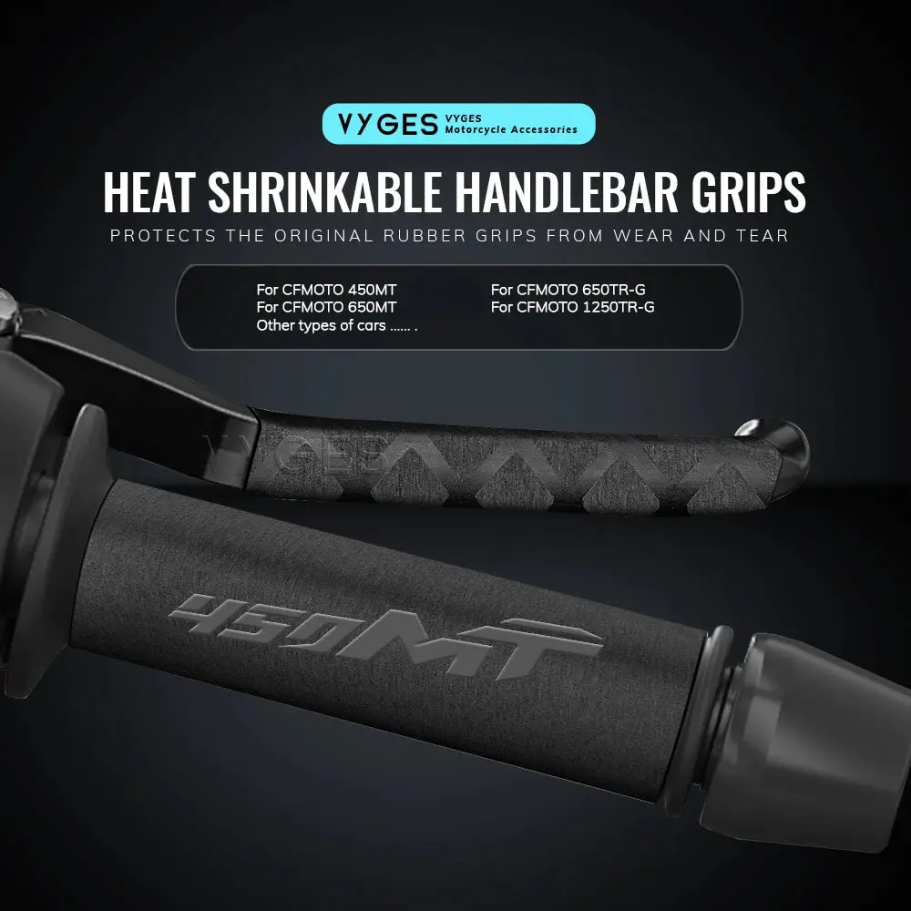 For Cfmoto 450Mt 650Mt 650Tr-G 1250Tr-G 1250Tr G Motorcycle Heat Shrinkable Handlebar Grips Clutch Brake Lever Cover Grip Glove 1