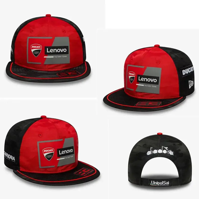 High Quality Hiphop Baseball Cap Adjustable Sport Casual Cap Outdoor Summer Men Women Leisure Breathable Cap For Ducati Motogp 5
