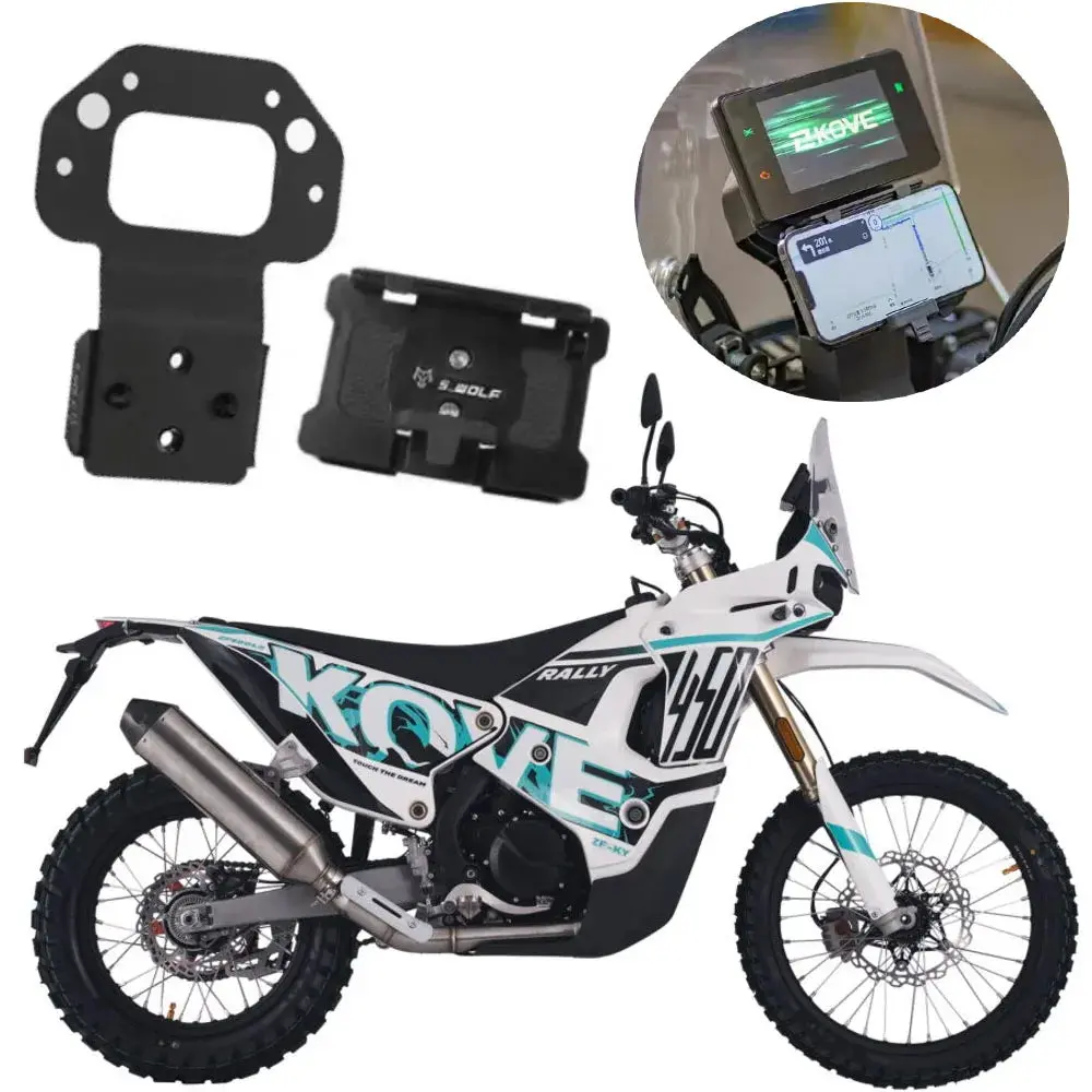 For Colove 450 Rally Motorcycle Navigation Bracket Gps Mount Smartphone Gps Phone Holder 1
