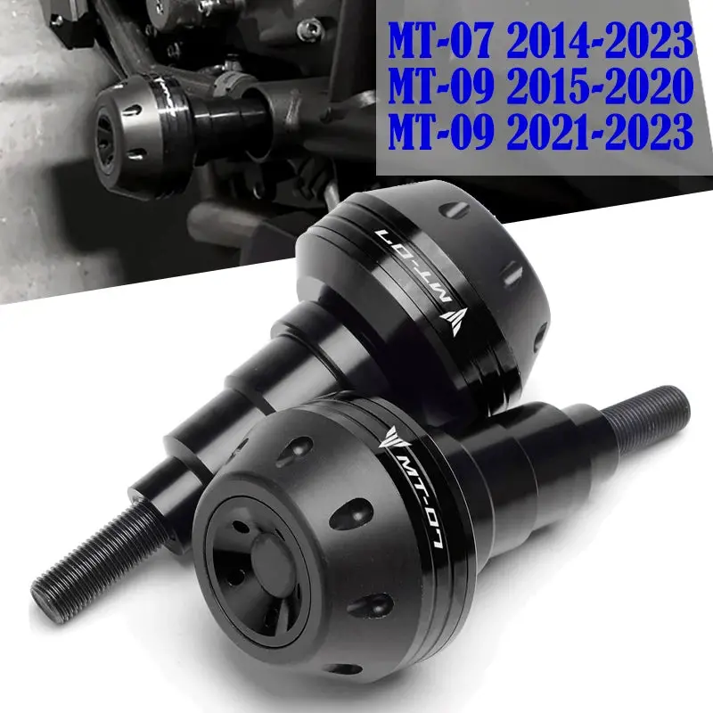 Mt07 / Mt09 Frame Sliders Motorcycle Accessories For Yamaha Mt07 Mt-07 Mt-09 Mt 07 09 2014-2021 2022 2023 Cnc Falling Protector 1