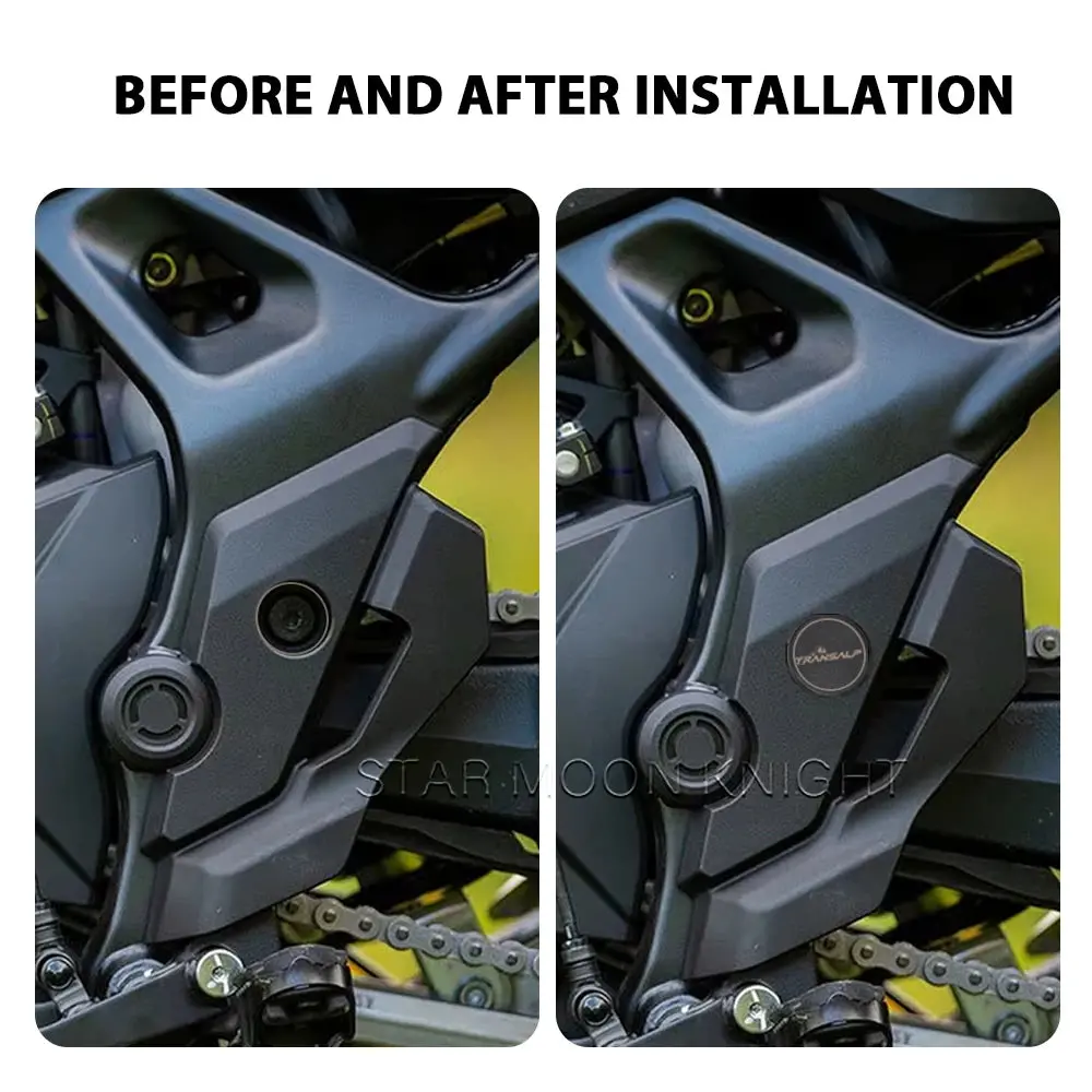 Motorcycle Accessories For Honda Xl 750 Transalp Xl750 2023 2024- Frame Hole Cover Caps Decorative Frame Cap Plug 2
