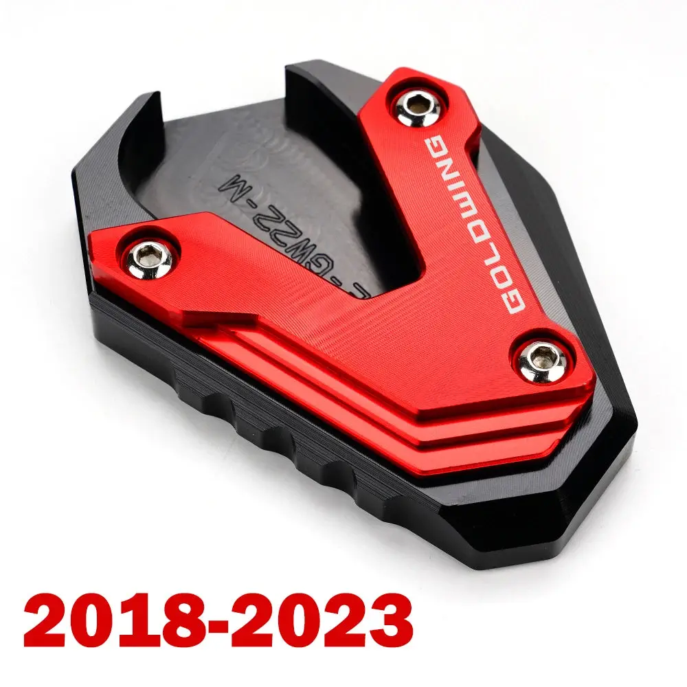 New Motorcycle Cnc Foot Support Extension Plate Side Stand Enlarge For Honda Goldwing 1800 2018-2023 Gold Wing Gl1800 2002-2017 7