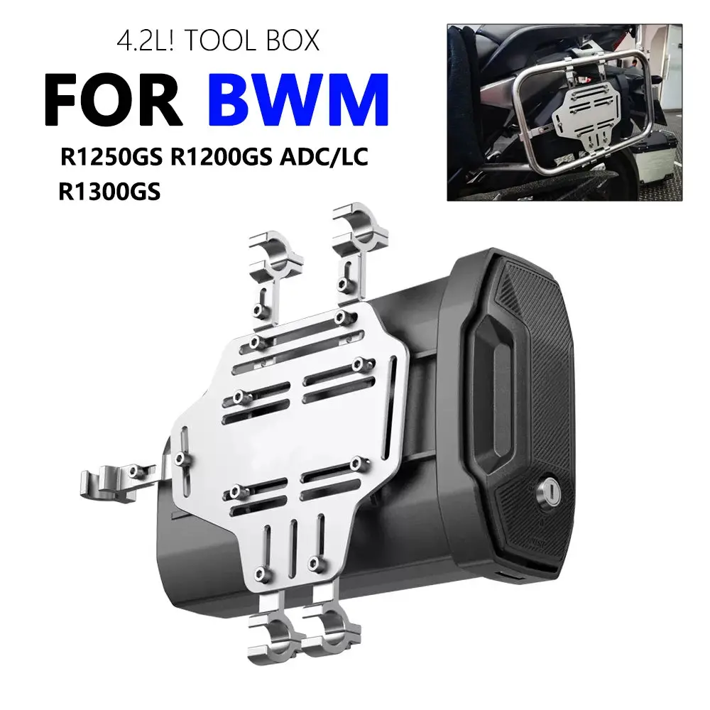 For Bmw R1300gs R1250gs R1200gs Lc & Adv Adventure New Side Tool Box R 1300Gs R1200 Gs R1250 Gs First-Aid/ Breakdown Kit Toolbox 1