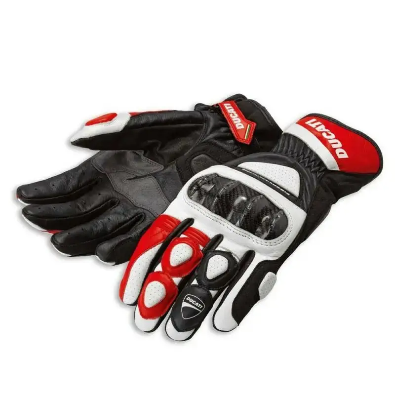 New Summer Winter Full Finger Ducati Motorcycle Gloves Gants Moto Luvas Motocross Leather Motorbike Guantes Moto Racing Gloves 4