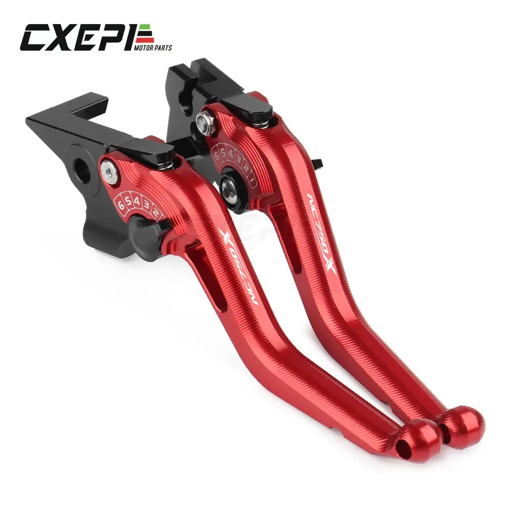 New Hot Sale For Honda Nc 750 X Nc750x Nc 750X 2021 2022 Motorcycle Accessories Cnc Aluminum Short Brake Clutch Levers 4