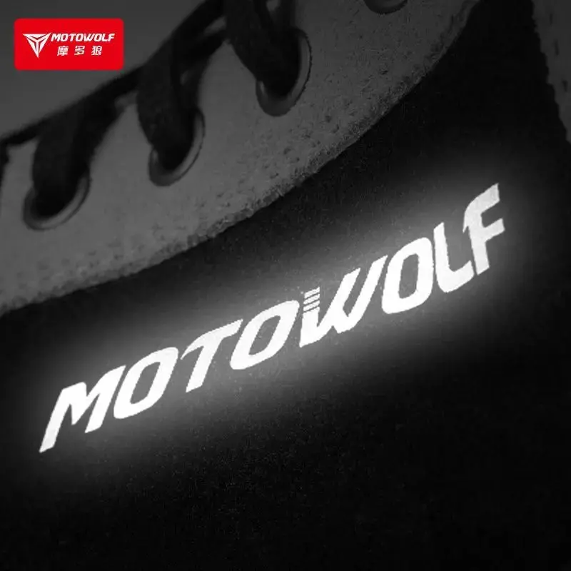 Motowolf Motorcycle Boots Summer Breathable Leather Ventilated Riding Shoes Retro Anti-Slip Off-Road Biker Shoes For Men Women 3