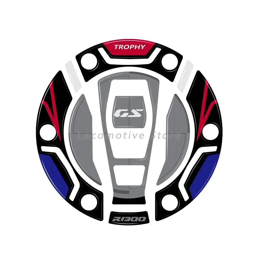 For Bmw R 1300 Gs R1300gs 2023 2024 R1300gs Accessories Tank Mat 3D Epoxy Resin Protection Sticker Kit 8